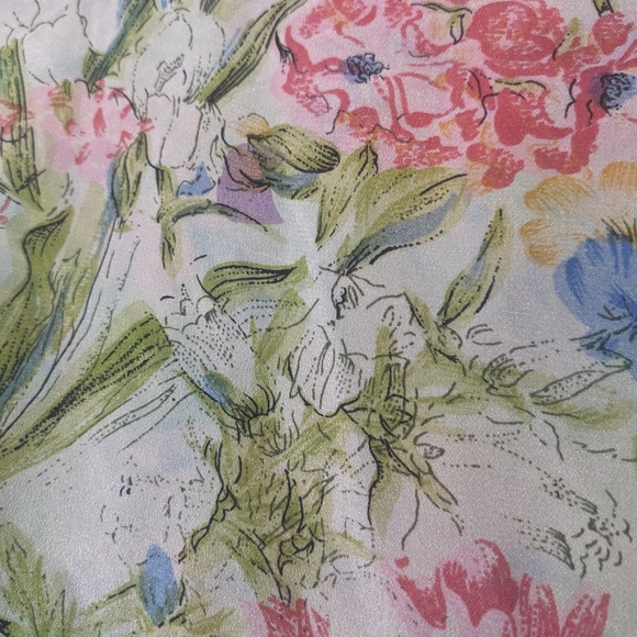 Floral silk shirt - Picture 4 of 8